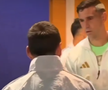 Jucătorii Argentinei, pe tunel, înaintea finalei de Campionat Mondial cu Spania