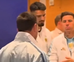 Jucătorii Argentinei, pe tunel, înaintea finalei de Campionat Mondial cu Spania