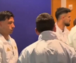 Jucătorii Argentinei, pe tunel, înaintea finalei de Campionat Mondial cu Spania
