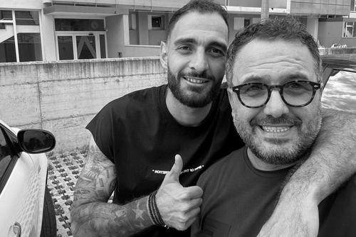 Jurnalistul Luca Esposito (dreapta) // FOTO Gazzetta Dello Sport