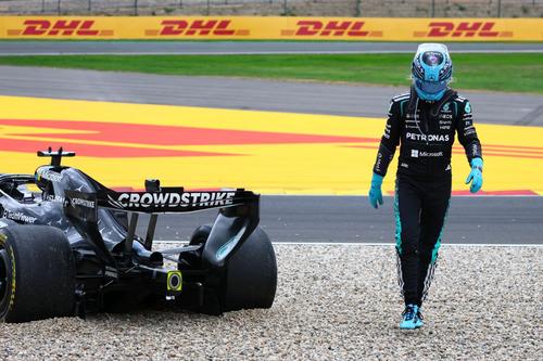 George Russell, accident în Marele Premiu al Belgiei/Foto: Getty Images