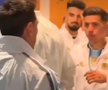 Jucătorii Argentinei, pe tunel, înaintea finalei de Campionat Mondial cu Spania