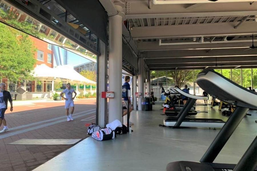 Apartamente pe arena Arthur Ashe și exerciții în aer liber » Cum se aplică protocolul de la US Open