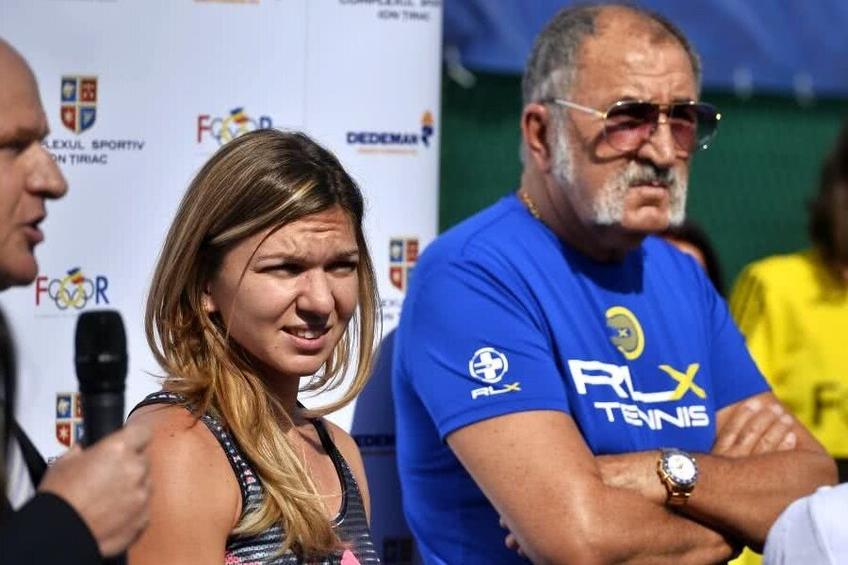 Ion Țiriac, alături de Simona Halep