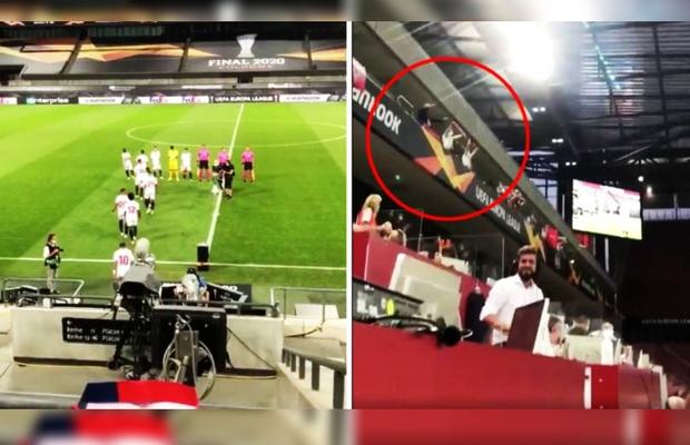 SEVILLA - INTER, FINALA EUROPA LEAGUE // Fanii spaniolilor au păcălit sistemul! Au intrat pe stadion în costume ca ale oficialilor și au încurajat echipa
