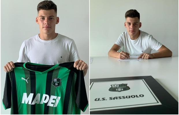 Un tânăr fotbalist român a semnat cu Sassuolo