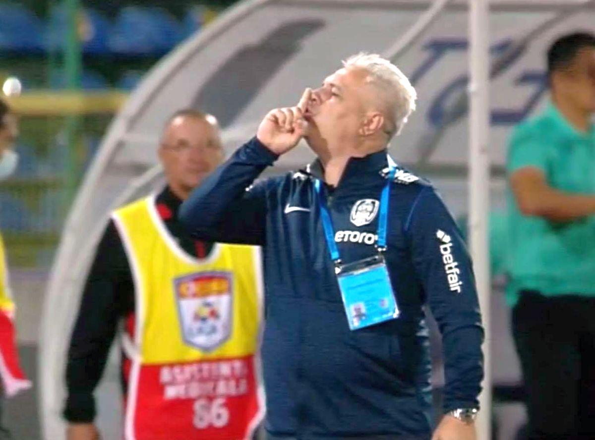 Gestul lui Marius Șumudică, imediat după fluierul final al victoriei cu FC Argeș