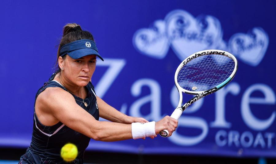 Alexandra Dulgheru într-un meci din 2021 Foto Imago Alexandra Dulgheru, nouă ipostază după pauza pusă carierei: „Cel mai greu a fost să comentez două românce una contra celeilalte”
