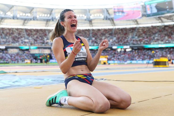 Alina Rotaru-Kottmann și bucuria reușitei de la Budapesta Foto Guliver/GettyImages
