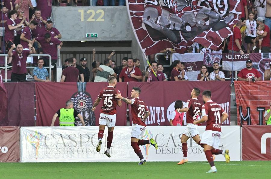 Rapid a sărbătorit intens golurile cu Farul (foto: Raed Krishan/GSP) Ce mi-a plăcut și ce nu la Rapid - Farul