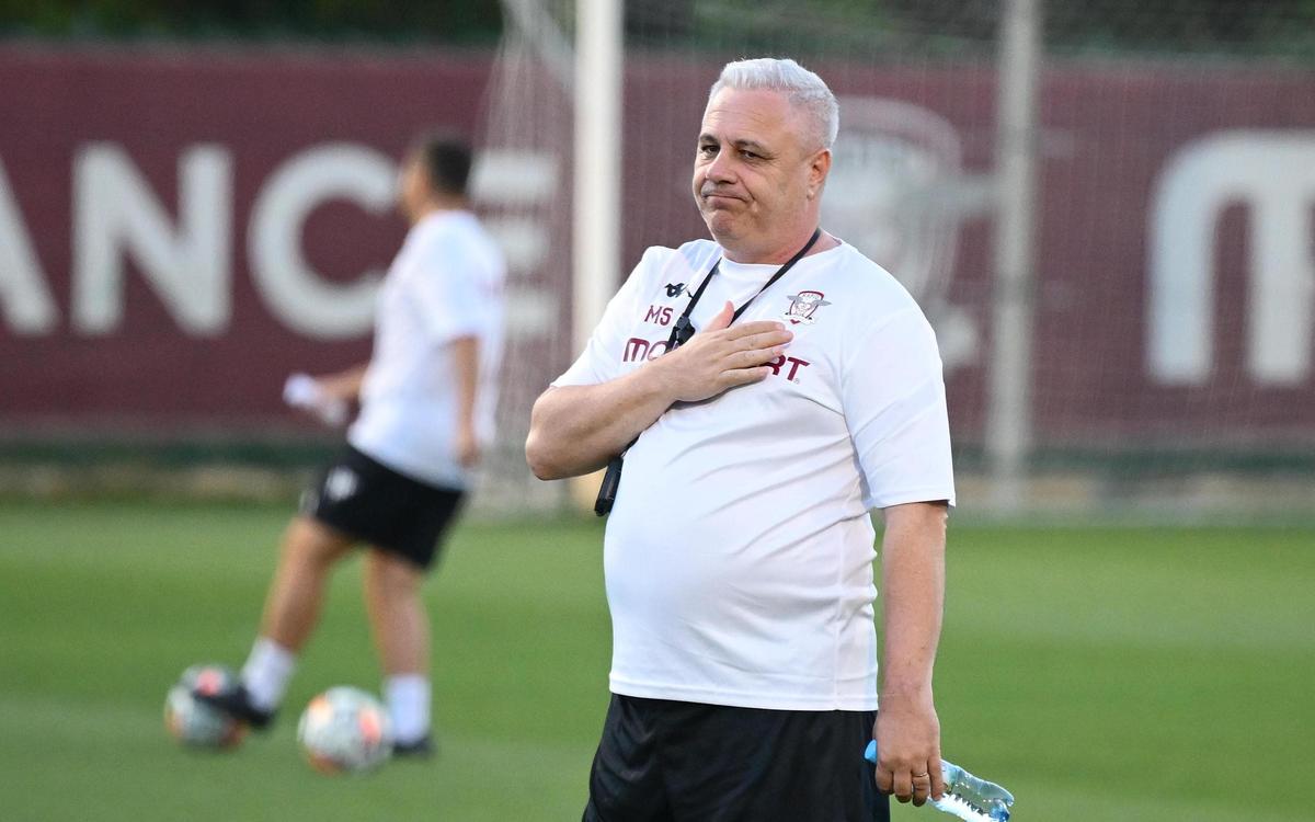 Ce s-a întâmplat la finalul primului antrenament condus de Marius Șumudică la Rapid » Discurs EPIC în fața suporterilor: „Un singur lucru vă rog”
