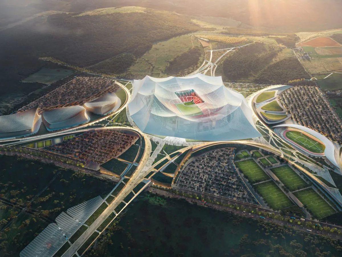 Hassan II Stadium - Macheta digitală a celui mai mare stadion din lume. Foto: populous.com