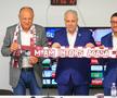 „M-am întors acasă” a scris pe eșarfa de la prezentarea lui Șumudică la Rapid
