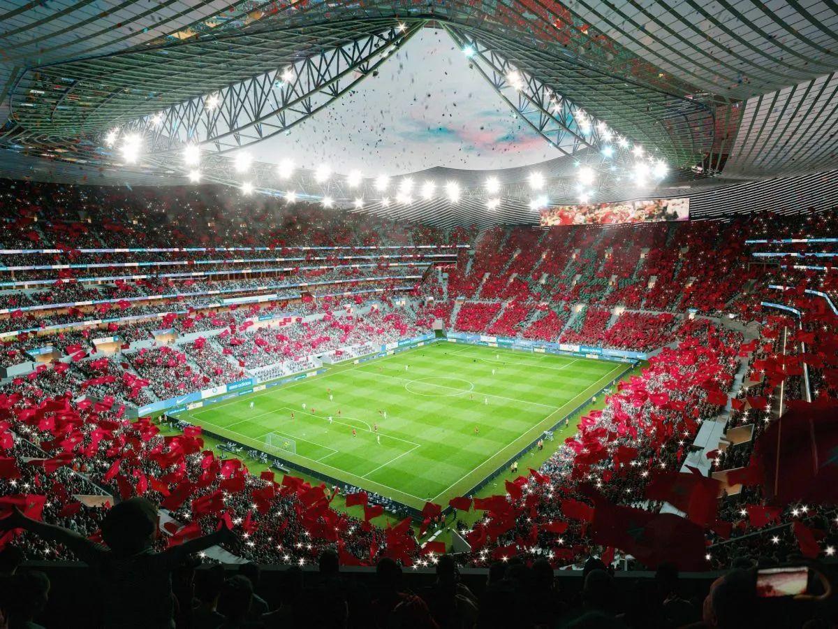 Hassan II Stadium - Macheta digitală a celui mai mare stadion din lume. Foto: populous.com
