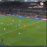 Golul lui Mora din Basaksehir - Universitatea Craiova. FOTO: captură Prima Sport