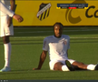 Tidiane Keita s-a accidentat în Hacken - CFR Cluj. FOTO: captură Prima Sport