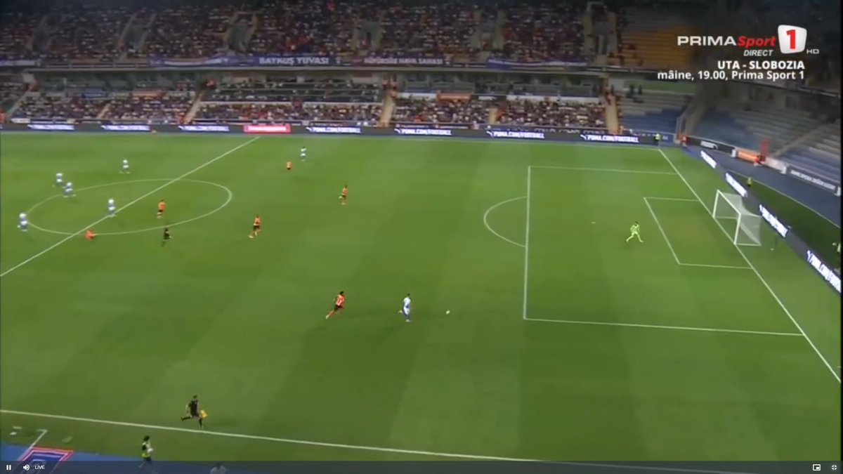 Golul lui Mora din Basaksehir - Universitatea Craiova