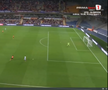 Golul lui Mora din Basaksehir - Universitatea Craiova. FOTO: captură Prima Sport