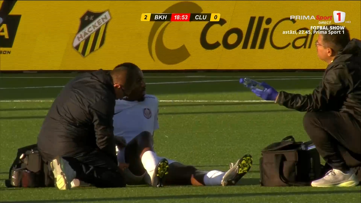 Tidiane Keita s-a accidentat în Hacken - CFR Cluj