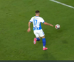 Golul lui Mora din Basaksehir - Universitatea Craiova. FOTO: captură Prima Sport