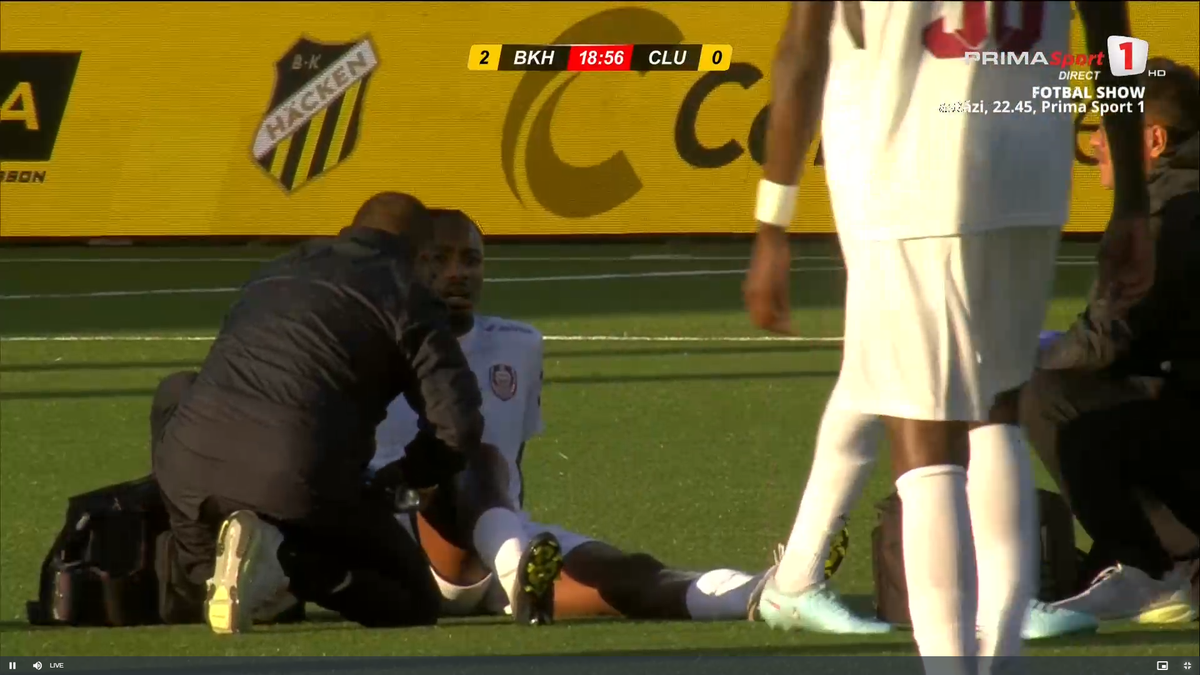 Tidiane Keita s-a accidentat în Hacken - CFR Cluj