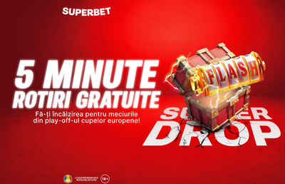 Oferta verii: Rotiri Gratuite câte poți lua! Doar joi, doar pe Superbet
