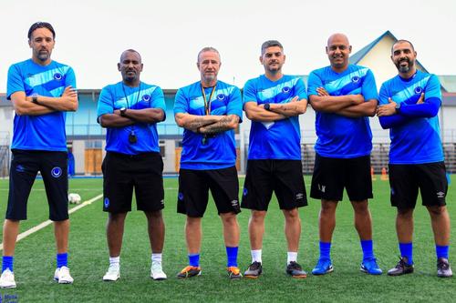 Laurențiu Reghecampf și colaboratorii lui de la Al Hilal Omdurman / Sursă foto: Facebook@ Al Hilal SC