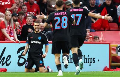 Aberdeen - FCSB 2-2 » „Braveheart” Bîrligea n-a fost de ajuns! În inferioritate numerică, FCSB primește două goluri de la Aberdeen » Dar se vede grupa de Europa League: scor de CALIFICARE!