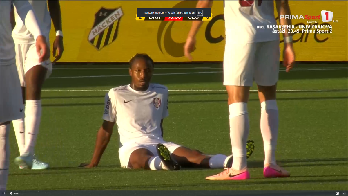 Tidiane Keita s-a accidentat în Hacken - CFR Cluj