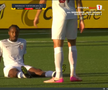 Tidiane Keita s-a accidentat în Hacken - CFR Cluj. FOTO: captură Prima Sport