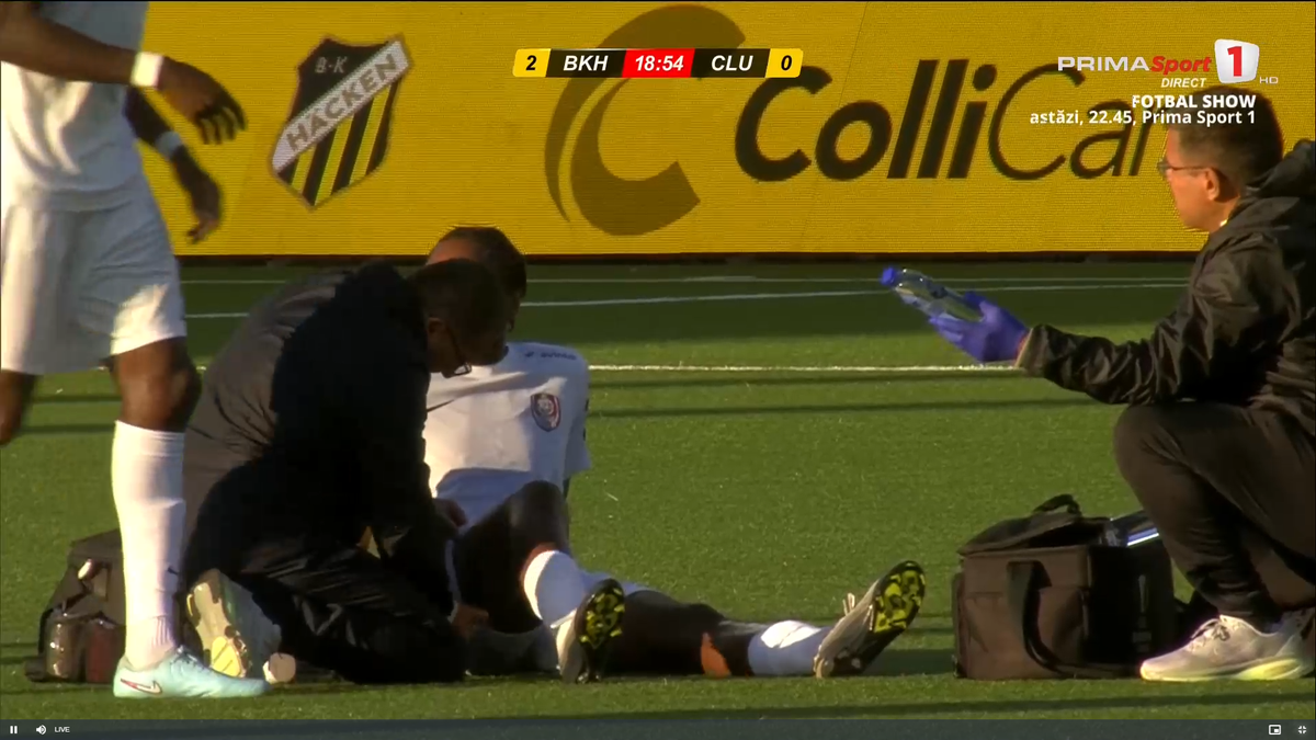 Repriză de coșmar pentru CFR Cluj: 4 goluri încasate și un titular accidentat