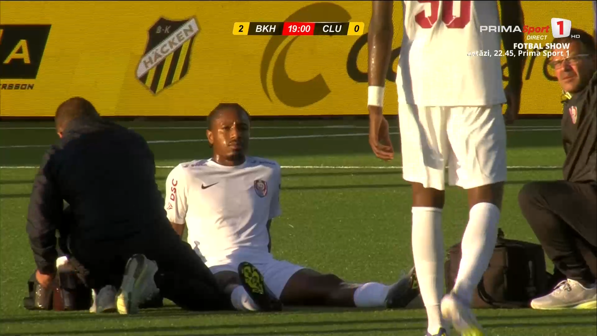 Tidiane Keita s-a accidentat în Hacken - CFR Cluj