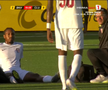 Tidiane Keita s-a accidentat în Hacken - CFR Cluj. FOTO: captură Prima Sport