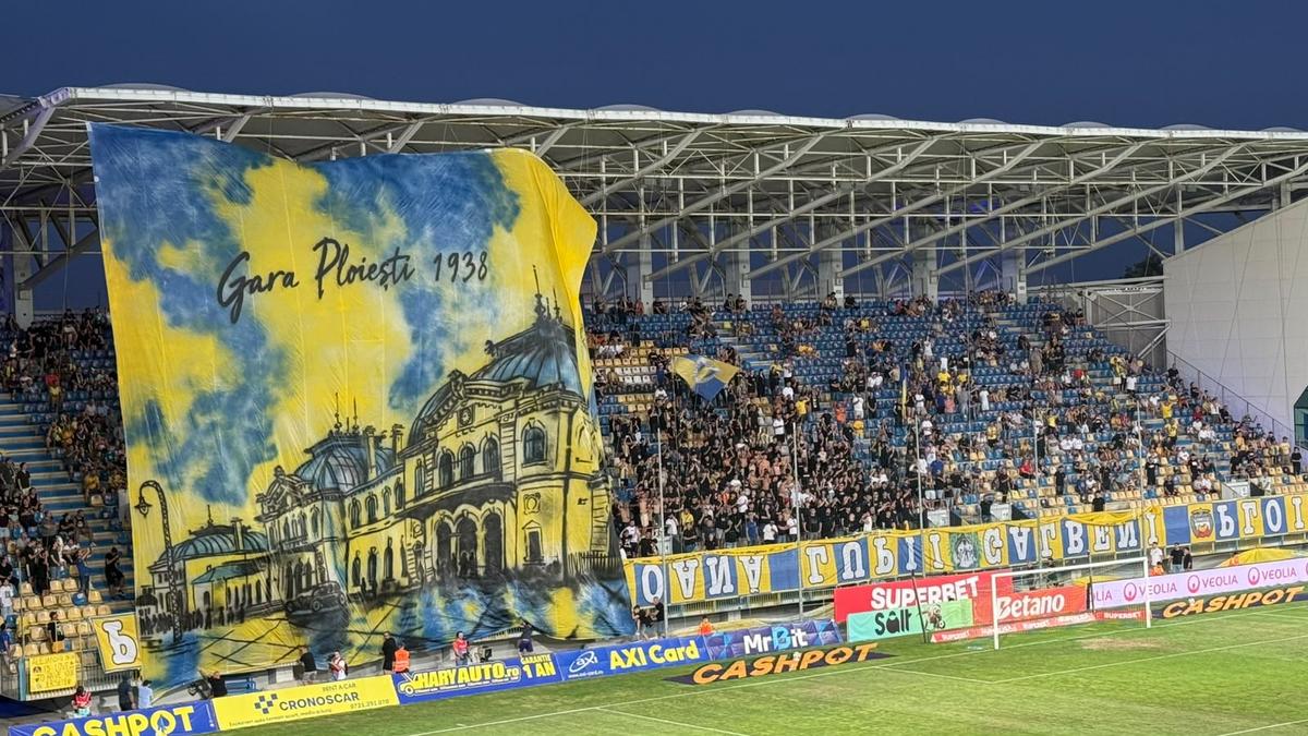 Scenografii la Petrolul - Rapid