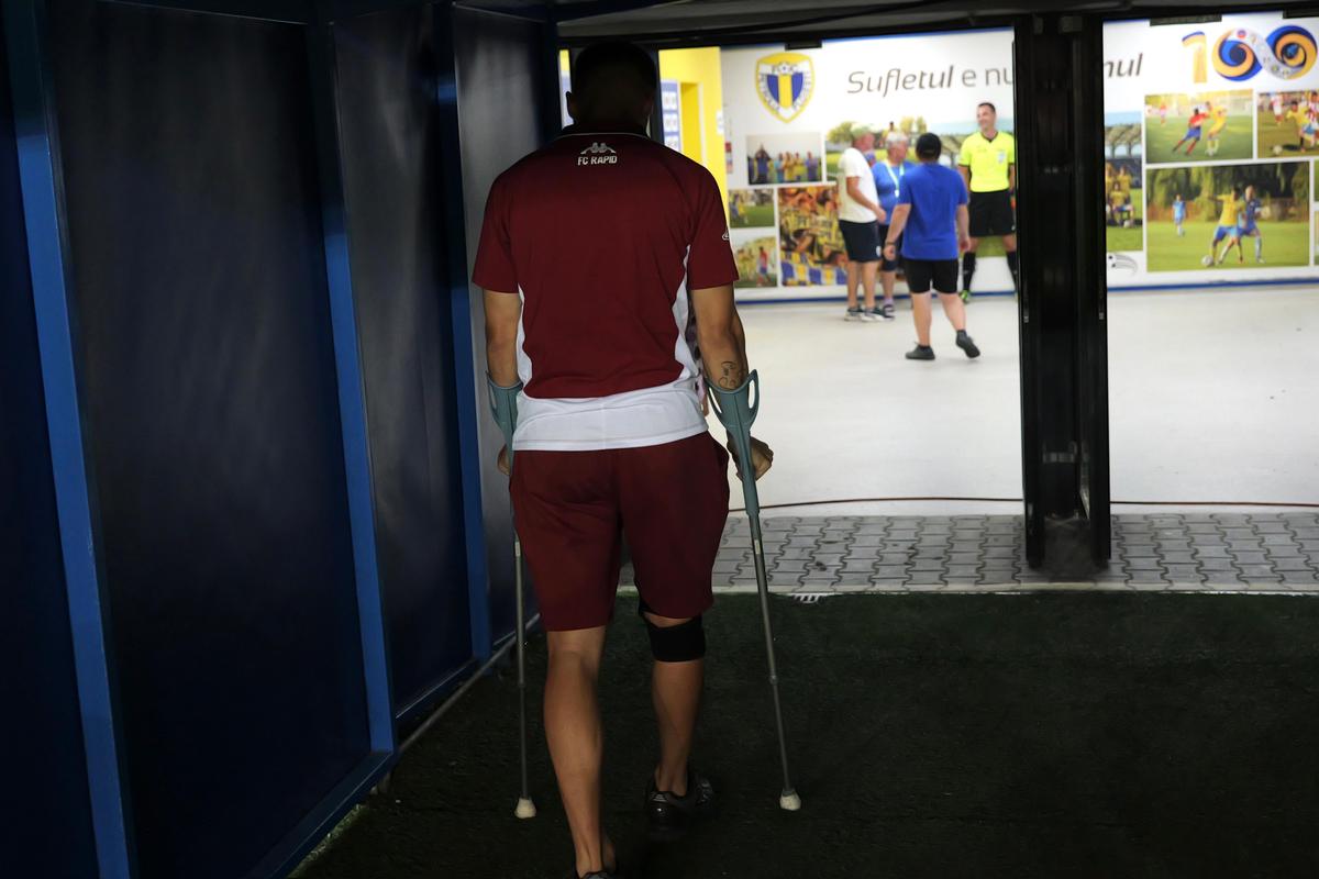 Daniel Graovac, accidentat în Petrolul - Rapid