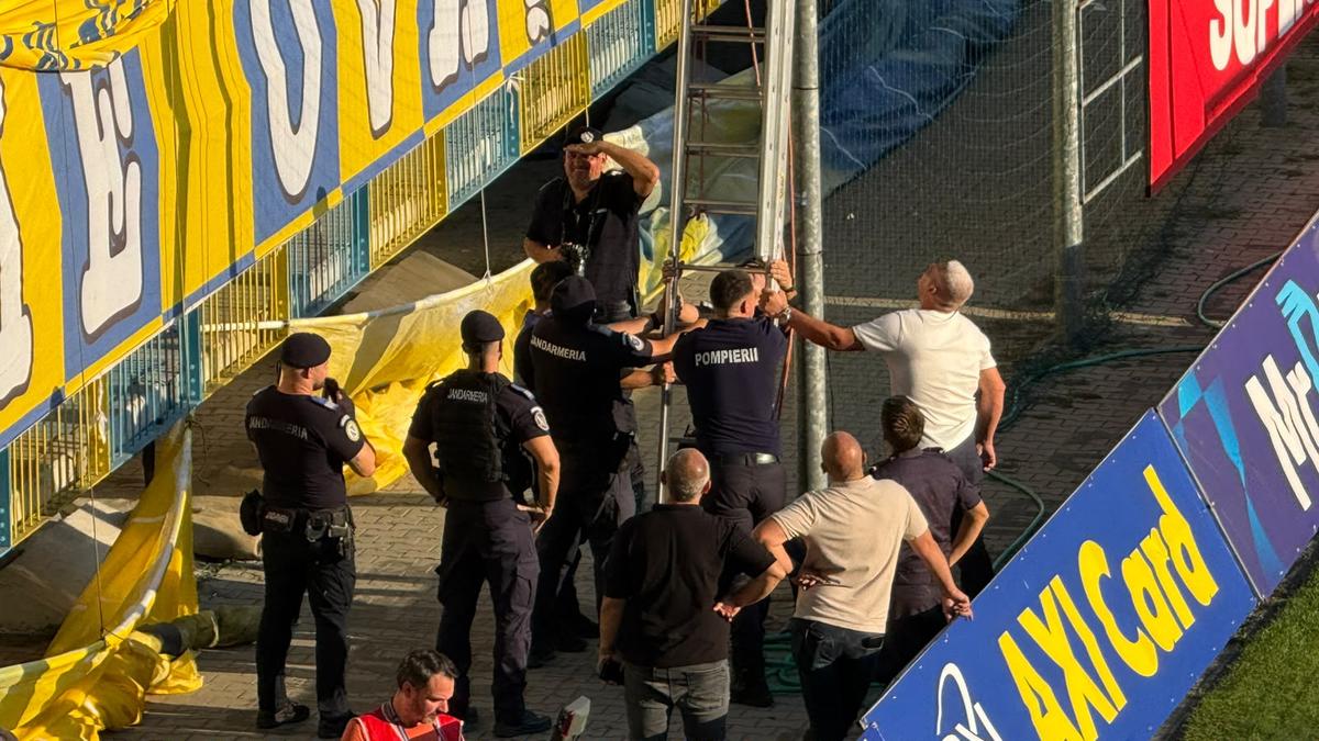 Imagini înainte de Petrolul - Rapid