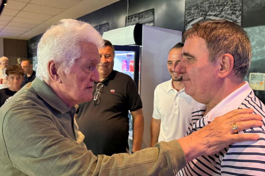 Mircea Dridea și Gică Hagi, la Petrolul - Rapid