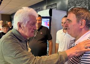 Moment deosebit pe „Ilie Oană” » Cu ce fotbalist legendar s-a întâlnit Gică Hagi