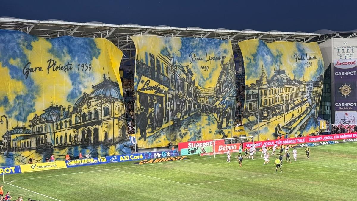 Scenografii la Petrolul - Rapid