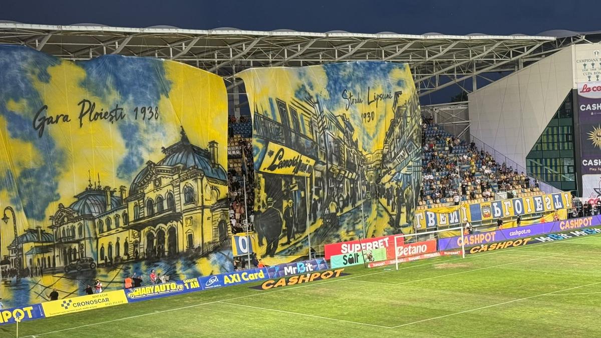 Scenografii la Petrolul - Rapid