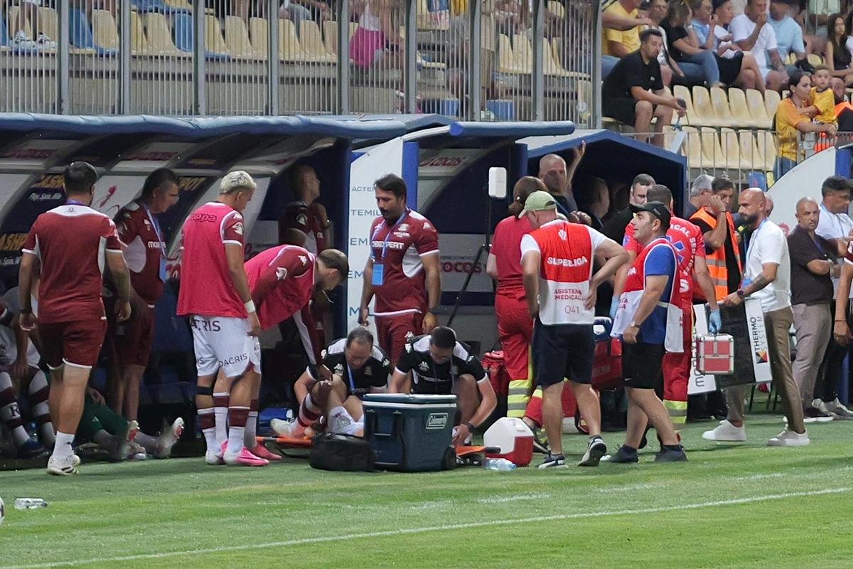 Daniel Graovac, accidentat în Petrolul - Rapid