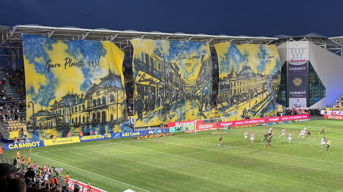 Scenografii la Petrolul - Rapid