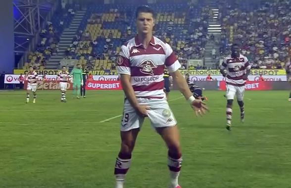 Dobre explică gestul obscen din Petrolul - Rapid: „L-am imitat pe Michael”