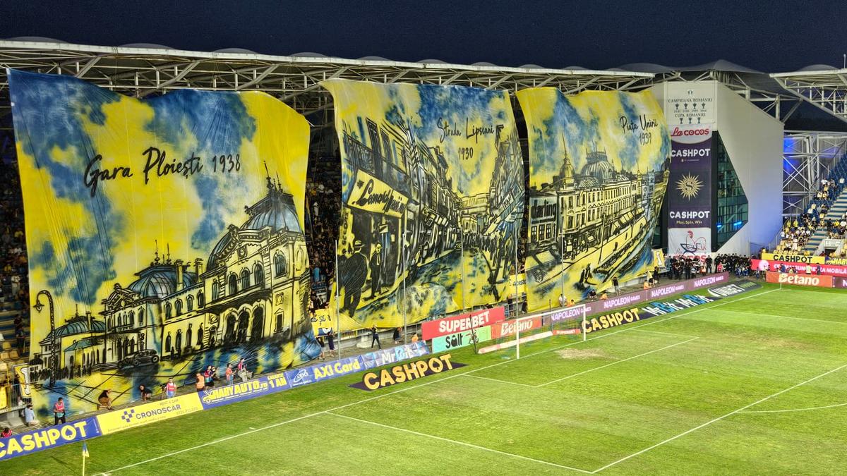 Scenografii la Petrolul - Rapid