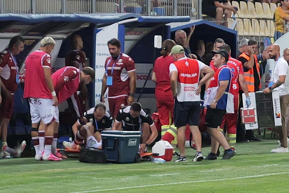 Daniel Graovac, accidentat în Petrolul - Rapid