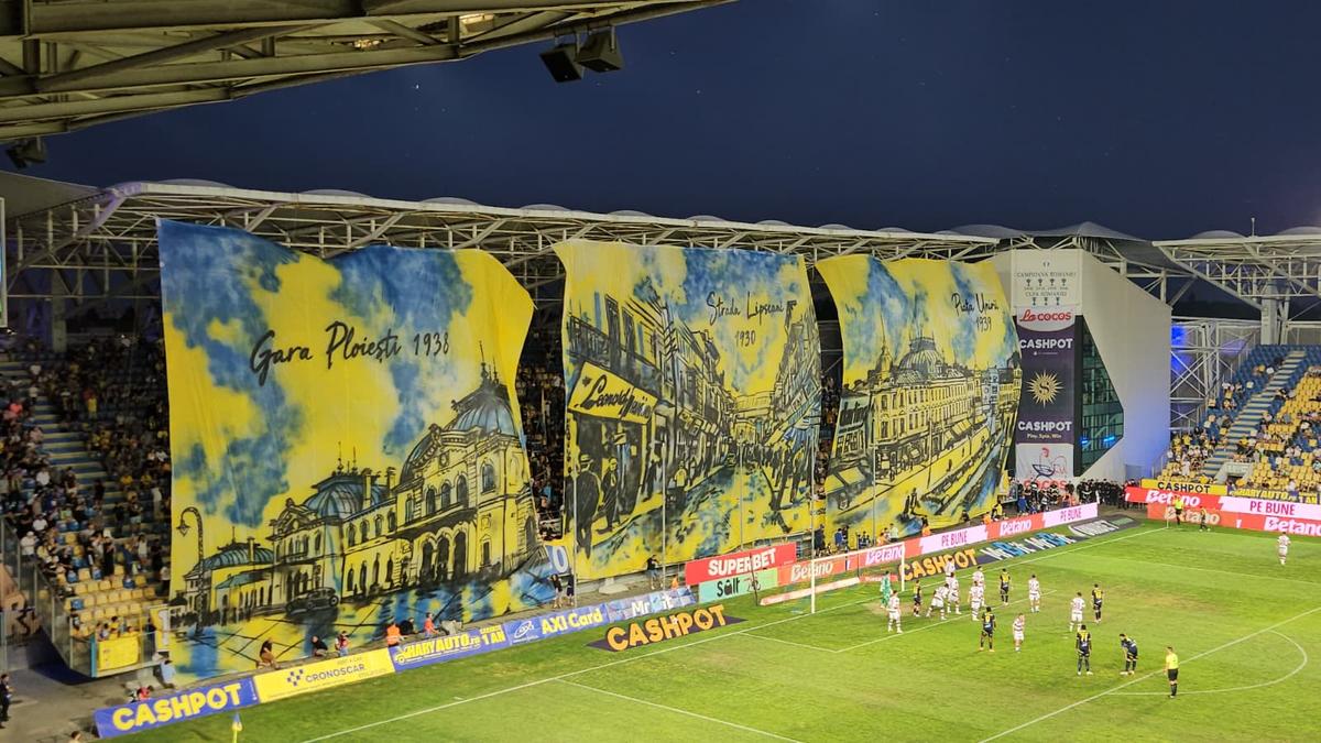 Scenografii la Petrolul - Rapid