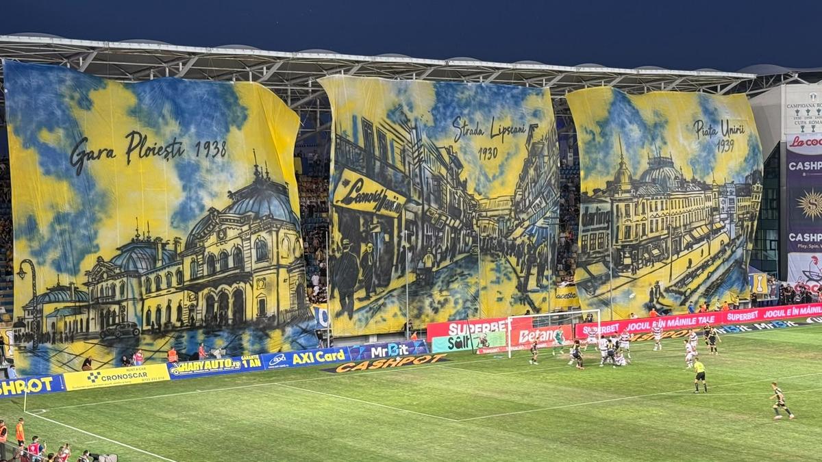 Scenografii la Petrolul - Rapid
