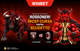 Torino – AC Milan deschide sezonul rossonerilor în Serie A