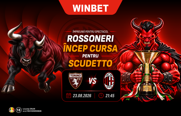 Torino – AC Milan deschide sezonul rossonerilor în Serie A