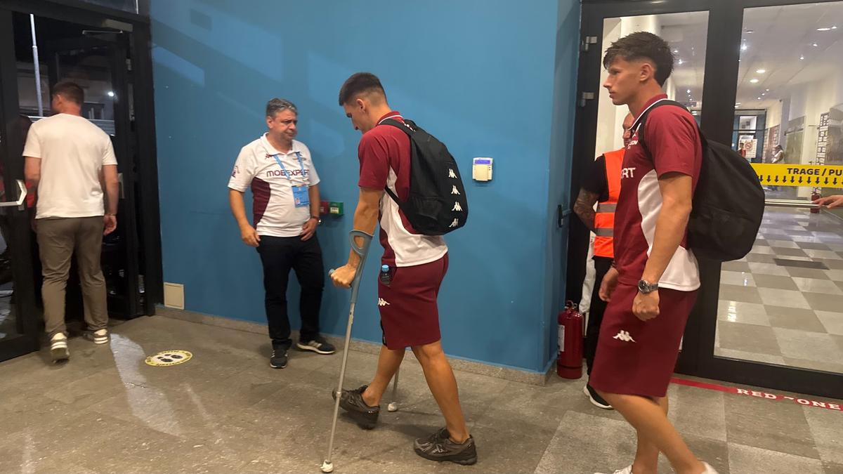 Daniel Graovac, accidentat în Petrolul - Rapid